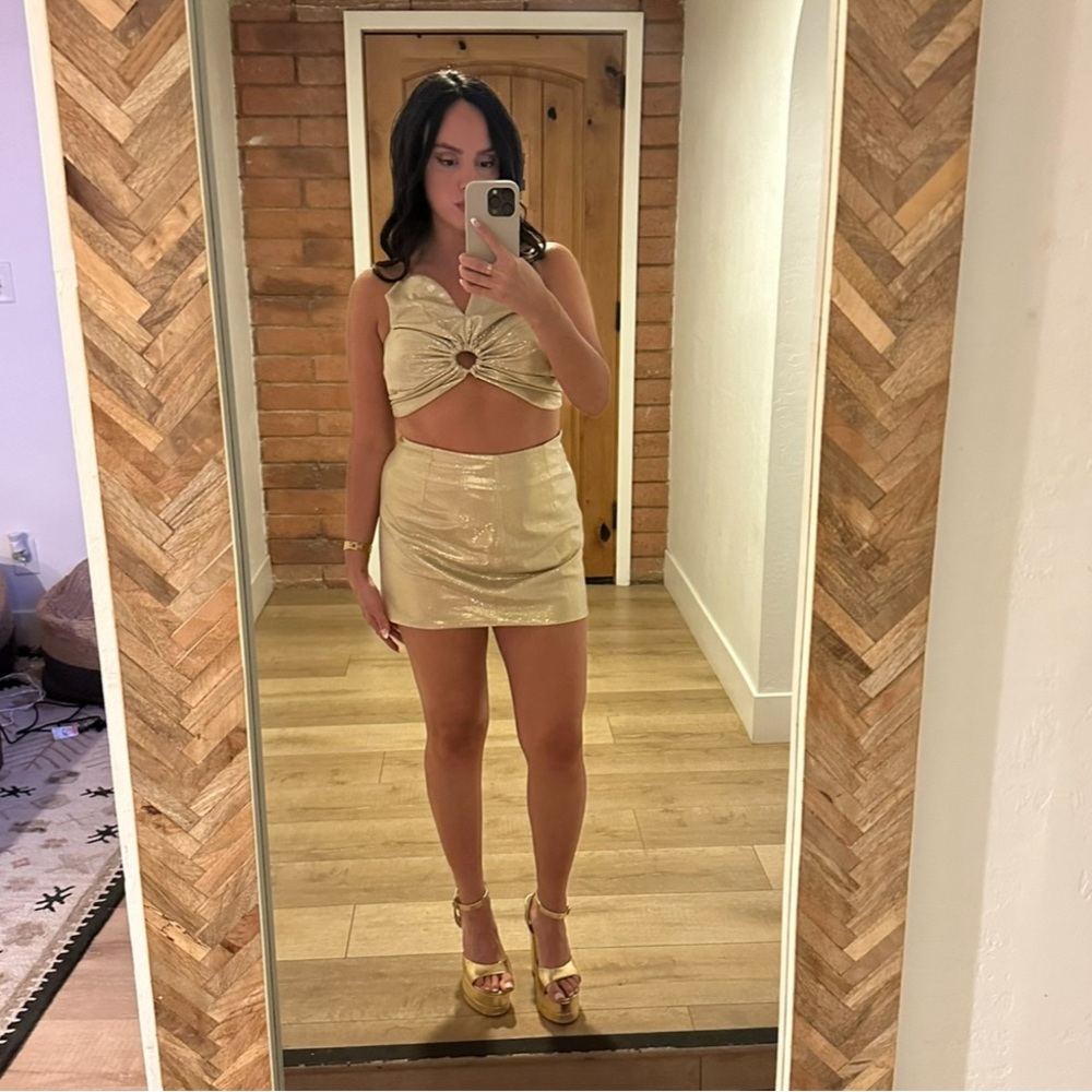 Gold Two Piece set - New With Tags